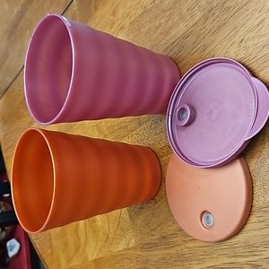 Tupperware tumblers with lid